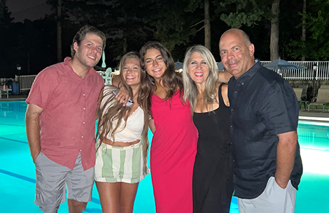  mary kay cabot, hall of fame award winning browns reporter, and family