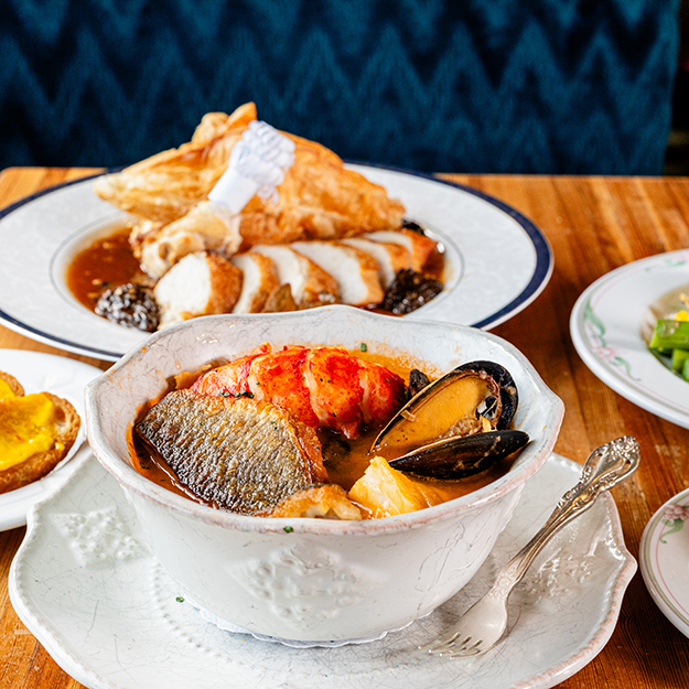 A sampling of food at EDWINS