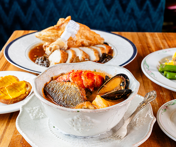 A sampling of the food at EDWINS