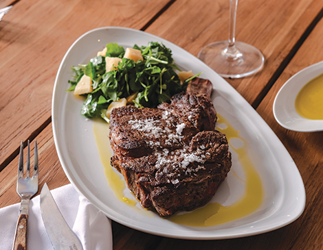 A steak at Oliva A steak at Oliva