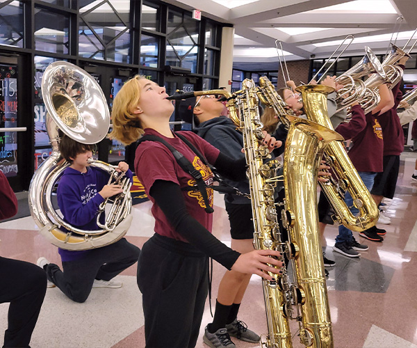 Avon Lake High School marching band