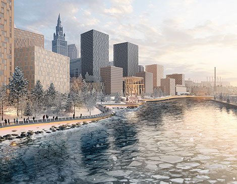 Bedrock Riverfront Project Cleveland