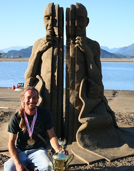 Best Sand Sculptor: Carl Jara