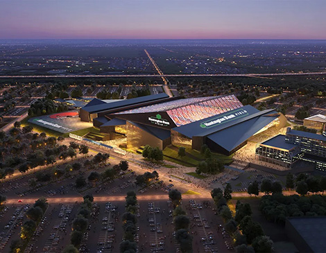 Brook Park stadium site render