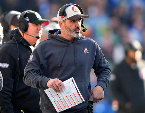 Browns head coach Kevin Stefanski