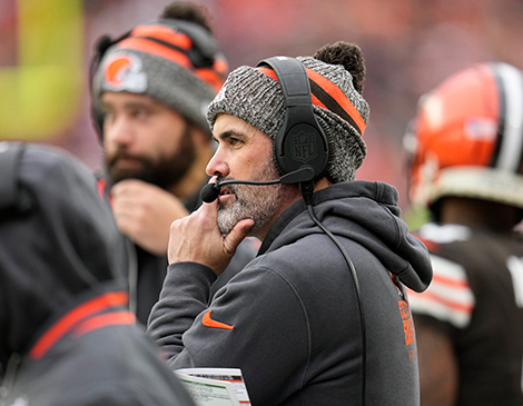 Browns head coach Kevin Stefanski