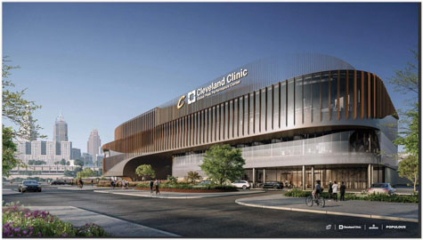 Cavs Cleveland Clinic Global Peak Performance Center Populous