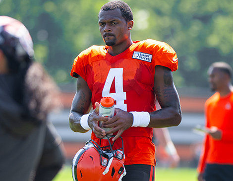 Cleveland Browns quarterback Deshaun Watson Cleveland Browns quarterback Deshaun Watson