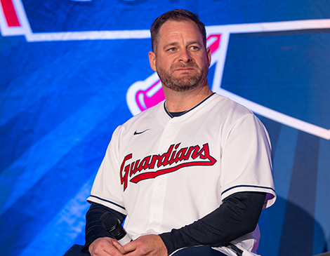 Cleveland Guardians Manager Stephen Vogt Cleveland Guardians Manager Stephen Vogt