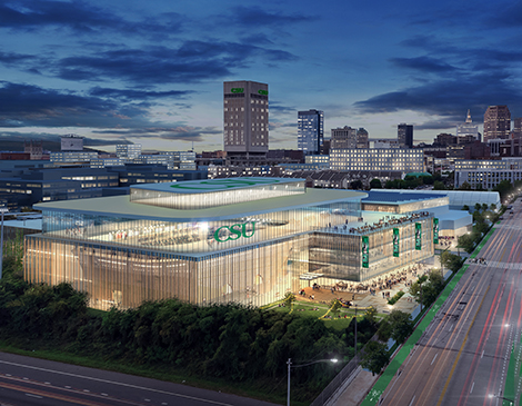 Cleveland State Master Plan Rendering Cleveland State Master Plan Rendering