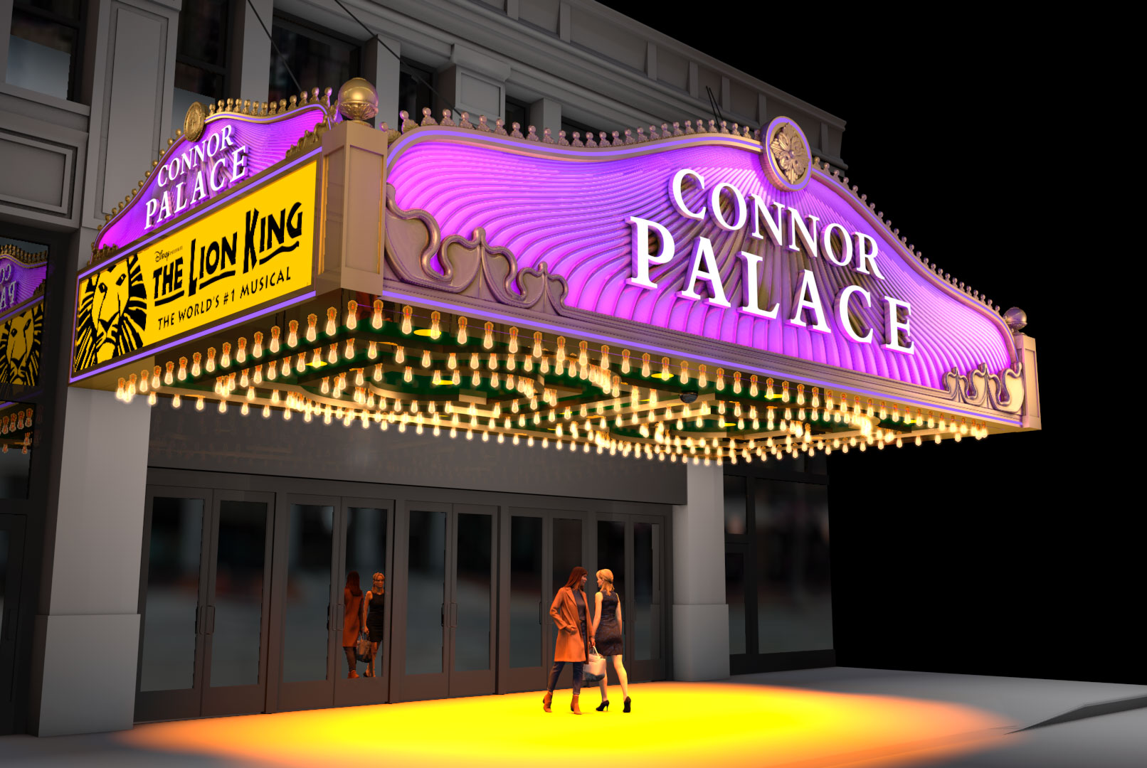 Connor Palace New marquee Playhouse Square Connor Palace New marquee Playhouse Square
