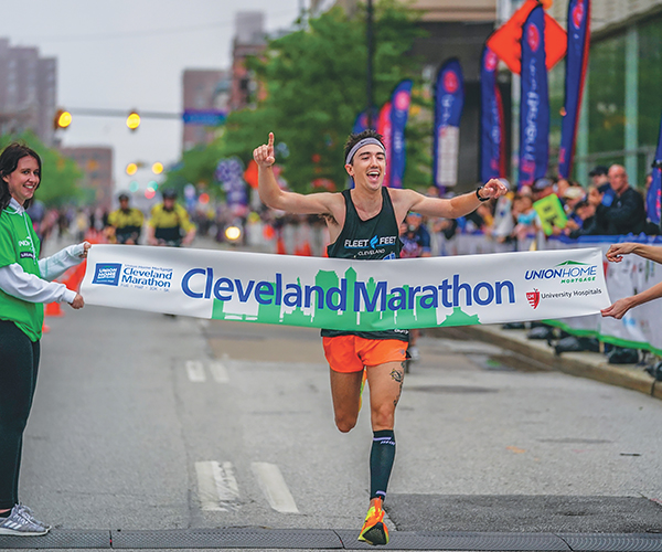 Courtesy 2022 Cleveland Marathon winner Jeremiah Fitzgerald