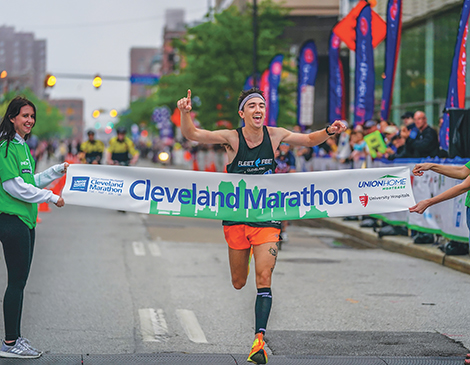 Courtesy 2022 Cleveland Marathon winner Jeremiah Fitzgerald
