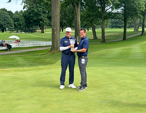 Ernie Els and Matt Kaulig Ernie Els and Matt Kaulig