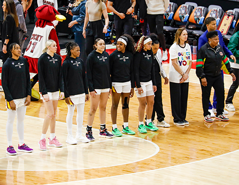 Iowa Hawkeyes vs. South Carolina Gamecocks NCAA Womens final four cleveland ohio