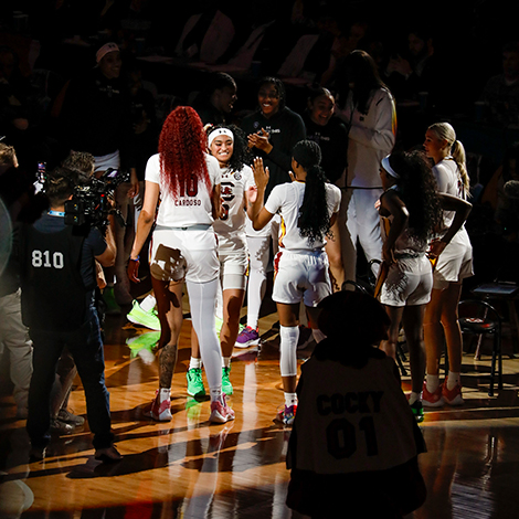 Iowa Hawkeyes vs. South Carolina Gamecocks NCAA Womens final four cleveland ohio