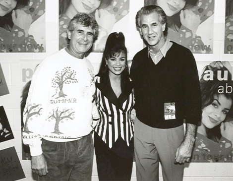 Jules Belkin, Paula Abdul and Myron “Mike” Belkin