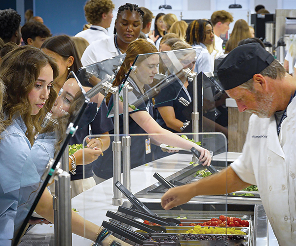 Lunch Being served at GIlmour