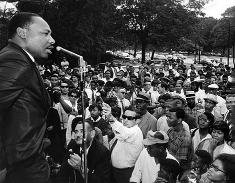Martin Luther King Jr. speaking in Cleveland, OH Martin Luther King Jr. speaking in Cleveland, OH