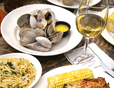 The clambake at Stancatos The clambake at Stancatos