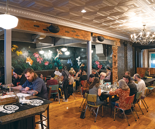 The dining room at Solstice