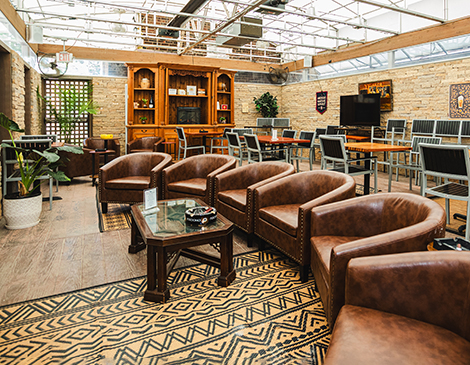 The interior at EDWINS