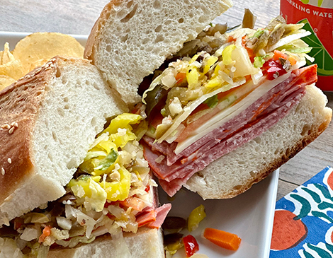 The Papa Tony sandwich at Tripi Italian Specialties The Papa Tony sandwich at Tripi Italian Specialties