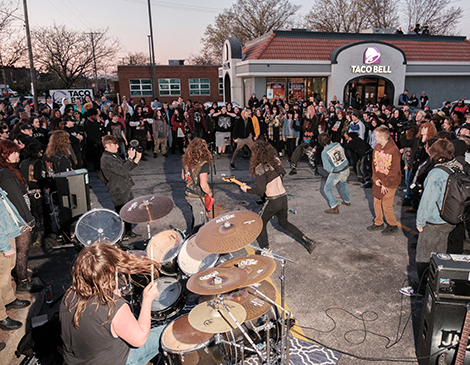 This Cleveland Taco Bell Hosted Another Punk Show: Photos