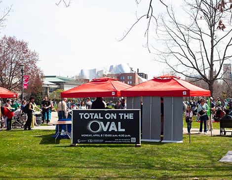 Total Eclipse at Wade Oval, Sydney Kay