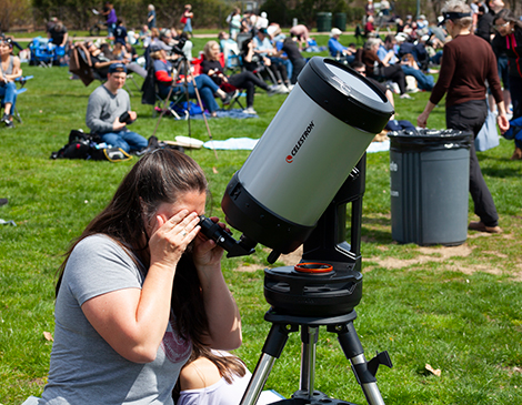 Total Eclipse at Wade Oval, Sydney Kay