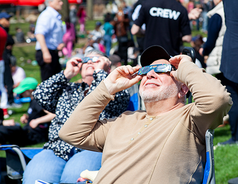 Total Eclipse at Wade Oval, Sydney Kay