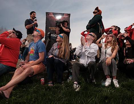 Total Eclipse over Cleveland, Great Lakes Science Center, Matthew Chasney