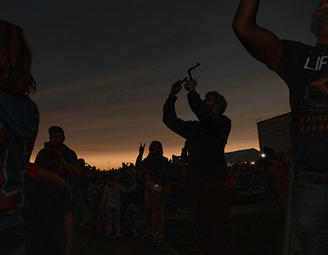 Total Eclipse over Cleveland, Great Lakes Science Center, Matthew Chasney