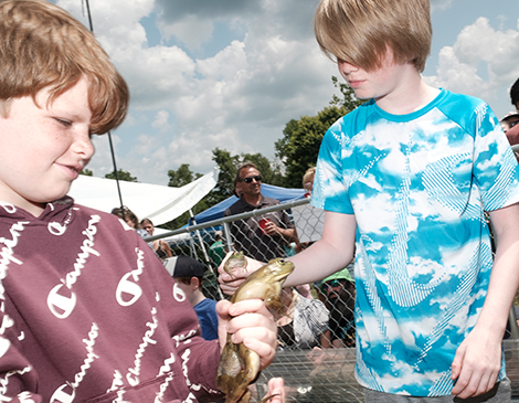 Valley City Hosts Annual Frog Jump Event, Matthew Chesney