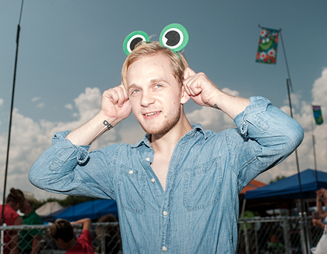 Valley City Hosts Annual Frog Jump Event, Matthew Chesney