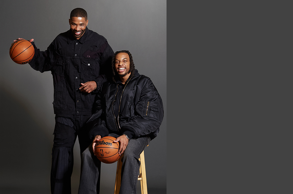 Darius Garland and Tristan Thompson