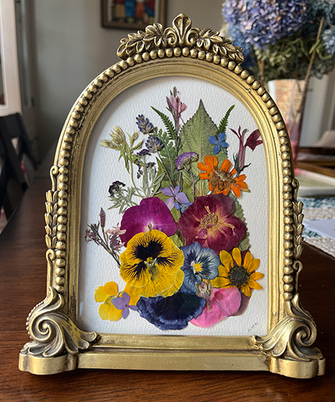 Pressed Flowers, Courtesy Walker Roots Design