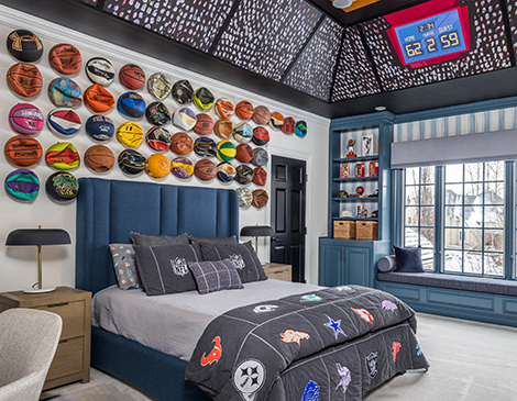 Westlake Basketball Bedroom, Jason Smalcer Westlake Basketball Bedroom, Jason Smalcer