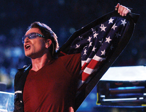 Bono, Super Bowl XXXVI Photo by K Mazur