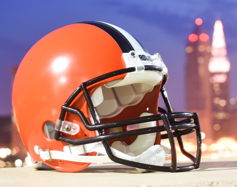 Browns Helmet, Erik Drost Browns Helmet, Erik Drost