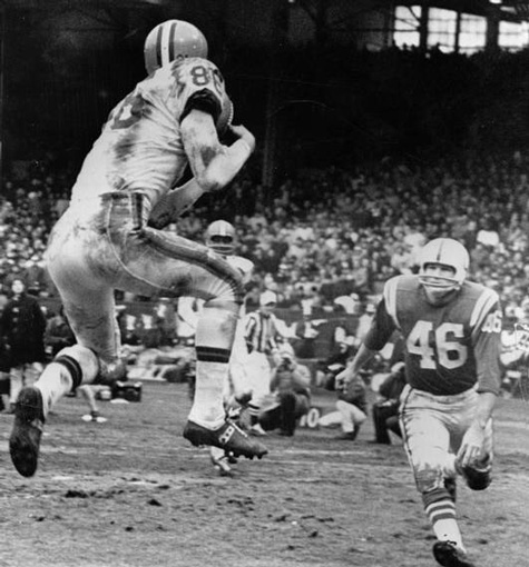 Gary Collins first of three touchdowns, Cleveland Browns beat Baltimore Colts in 1964 NFL Championship Game