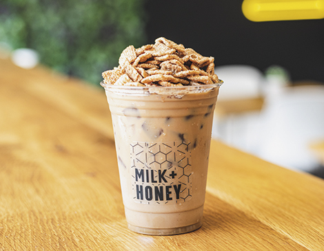 Milk and Honey's Cereal Latte Milk and Honey's Cereal Latte