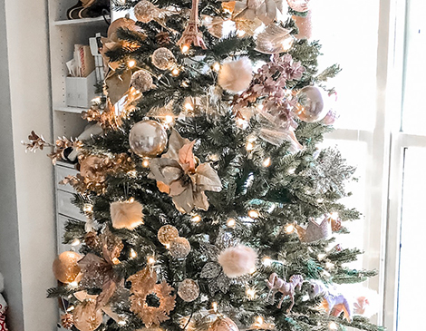 Rose Gold Christmas Tree