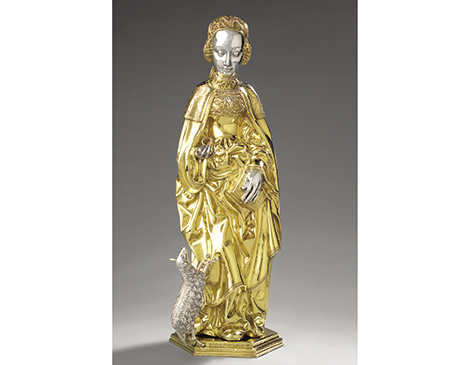 Reliquary Statuette of Saint Agnes