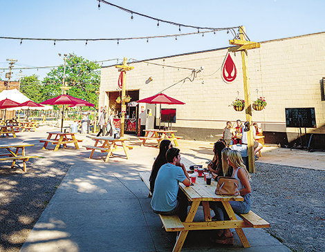 Saucy Brew Works' Vibe Garden Saucy Brew Works' Vibe Garden