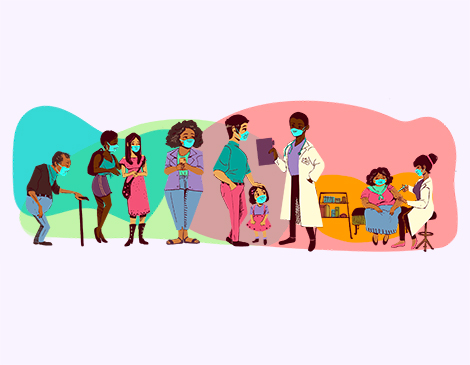 Vaccination rates in communities of color Vaccination rates in communities of color