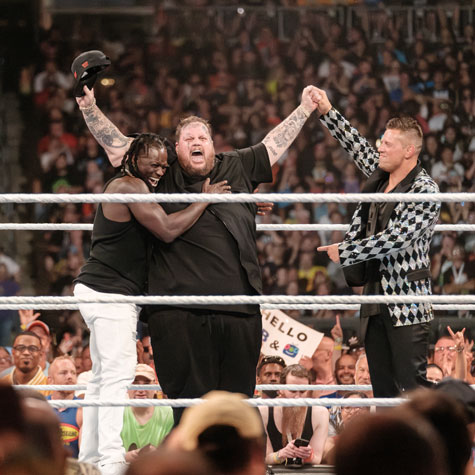 Jelly Roll at WWE Summer Slam at Cleveland Browns Stadium 2024