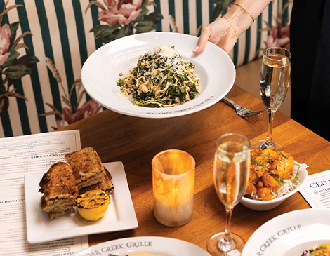 470x365-Article-4 Plated food at Cedar Creek Grille