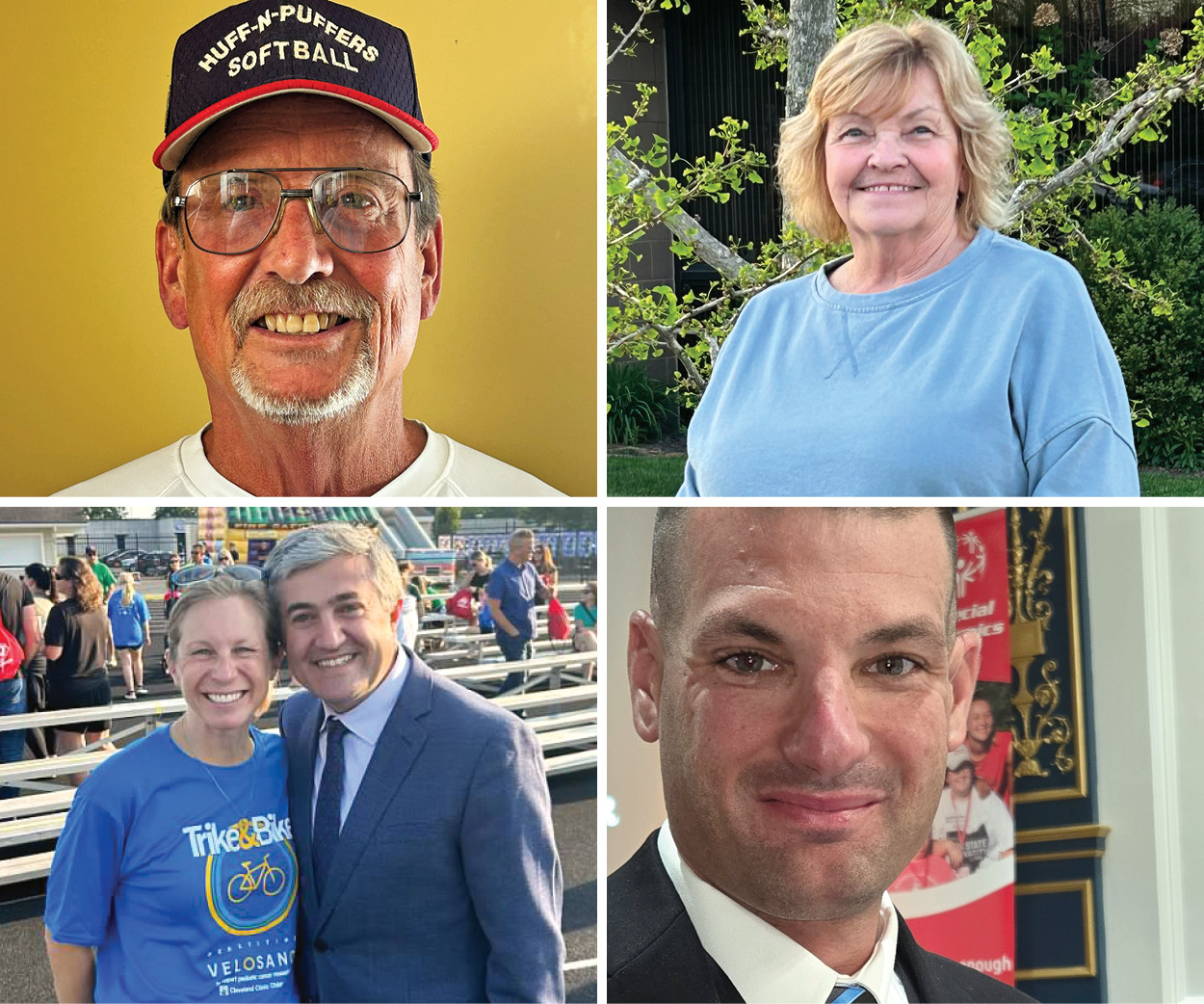 Photos of Peter Miller, Nancy Frognowski, Kim Nemet and Seth Greenfelder