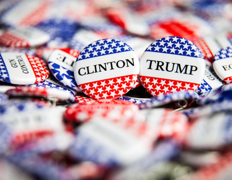 Clinton Trump Buttons Clinton Trump Buttons